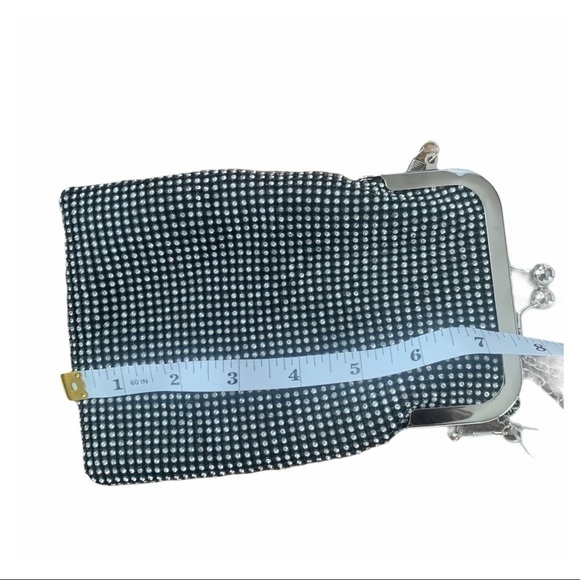 Nwt Alessia Rhinestone Beaded Glam Event Mini Bag - Picture 4 of 4